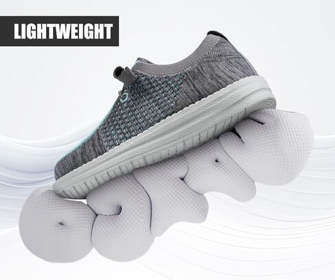 LARNMERN Steel Toe Loafers Women Lightweight Comfortable Slip On Walking Casual Flats Sneakers Work Safety Shoes in Kuwait