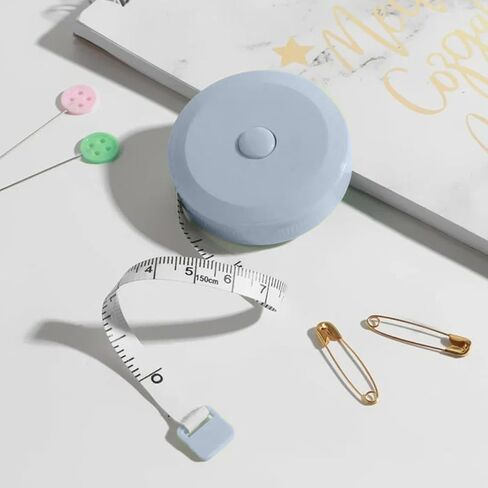 Portable Mini Tape Measure with Dual-Sided Scale for Sewing Tailoring Body Measurements Compact and Precise Household Measuring Tool, Green in Saudi Arabia