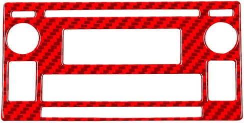 Real Carbon Fiber Decal Compatible with Subaru Impreza WRX STi 2007 2008 2009 2010 2011 Accessories Car Dashboard Co-Pilot Instrumentation Trim Strips Cover Interior Sticker Red 3PCS in Saudi Arabia