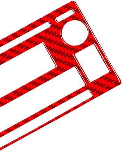 Real Carbon Fiber Decal Compatible with Subaru Impreza WRX STi 2007 2008 2009 2010 2011 Accessories Car Dashboard Co-Pilot Instrumentation Trim Strips Cover Interior Sticker Red 3PCS in Saudi Arabia