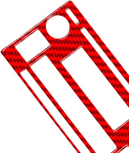 Real Carbon Fiber Decal Compatible with Subaru Impreza WRX STi 2007 2008 2009 2010 2011 Accessories Car Dashboard Co-Pilot Instrumentation Trim Strips Cover Interior Sticker Red 3PCS in Saudi Arabia