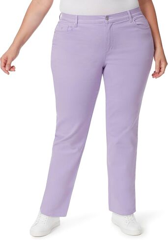 Gloria Vanderbilt Women's Amanda Classic High Rise Tapered Jean, Sweet Violet, 14 Petite in Saudi Arabia