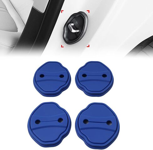 Chcury1 Car Door Lock Door Entry Guard Protective Cover Silicone Blue For BMW 2 Series 2022-Present 4 Pcs Left & Right Hand in Saudi Arabia