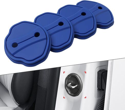 Chcury1 Car Door Lock Door Entry Guard Protective Cover Silicone Blue For BMW 2 Series 2022-Present 4 Pcs Left & Right Hand in Saudi Arabia