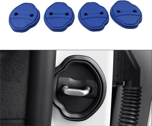 Chcury1 Car Door Lock Door Entry Guard Protective Cover Silicone Blue For BMW 2 Series 2022-Present 4 Pcs Left & Right Hand in Saudi Arabia