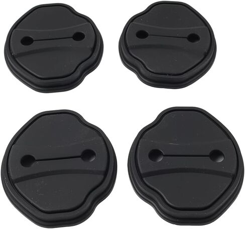 Chcury1 4 Pcs Door Entry Guard Car Door Lock Protective Cover Black Silicone For BMW X1 U11 U12 2022-2024 Left & Right Hand in Saudi Arabia