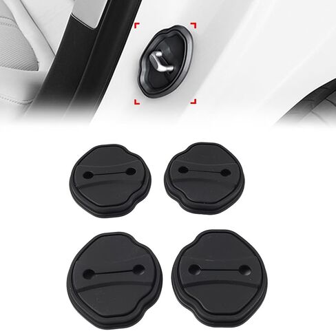 Chcury1 4 Pcs Door Entry Guard Car Door Lock Protective Cover Black Silicone For BMW X1 U11 U12 2022-2024 Left & Right Hand in Saudi Arabia