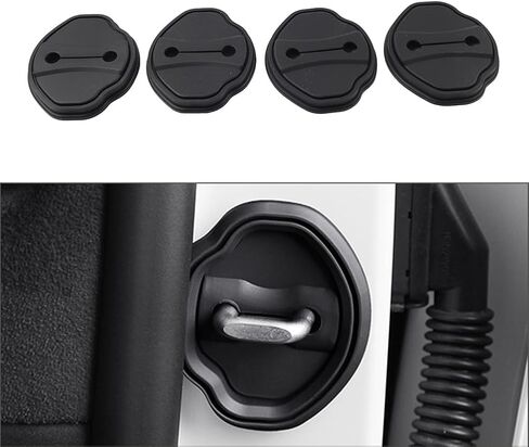 Chcury1 4 Pcs Door Entry Guard Car Door Lock Protective Cover Black Silicone For BMW X1 U11 U12 2022-2024 Left & Right Hand in Saudi Arabia