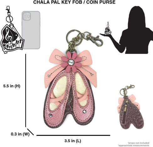 Chala Rock Star Guitar Key Chain Coin Purse Leather Bag Fob Charm New in Saudi Arabia