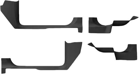 Door Entry Threshold Strip 2nd Row Seat Lower Protector for Tesla Model Y Juniper 2025 2026 Front & Rear 5PCS Door Sill Protective Cover Anti-dust Black in Saudi Arabia