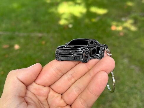 DODGE Charger Keychain - Officially Licensed - Accessories SRT Toy Car Metal – Cool Car Key Chain Men Gift in Saudi Arabia