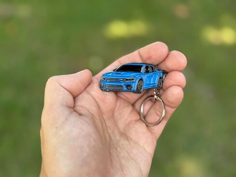 DODGE Charger Keychain - Officially Licensed - Accessories SRT Toy Car Metal – Cool Car Key Chain Men Gift in Saudi Arabia