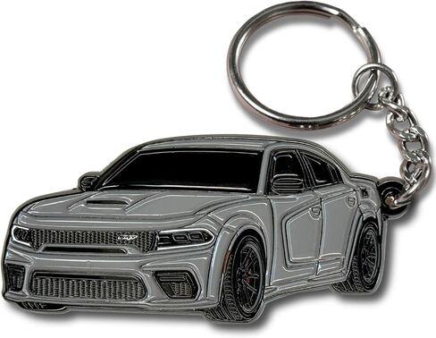 DODGE Charger Keychain - Officially Licensed - Accessories SRT Toy Car Metal – Cool Car Key Chain Men Gift in Saudi Arabia