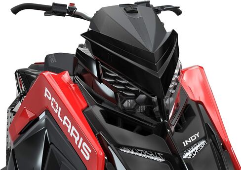 بولاريس 2884936-266 إطار زجاج أمامي منخفض أسود لامع 2023 Indy Switchback 650 850 in Kuwait