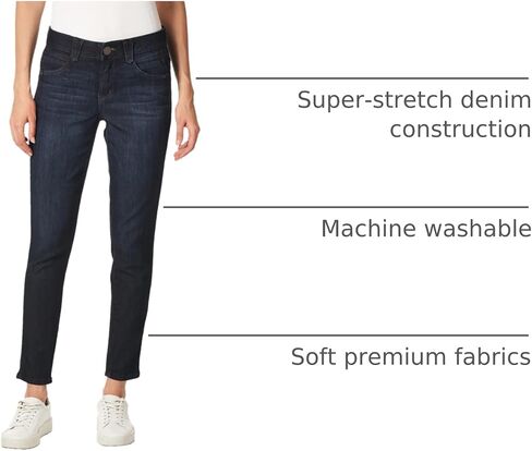 Democracy AbTechnology Ankle Jeans, Ankle Blue, 6 in Saudi Arabia
