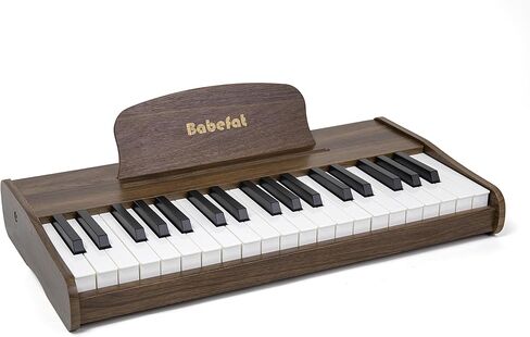 Kids Piano Keyboard 37 Keys Digital Piano for Kids Mini Musical Instruments Wooden Pianos Toy for 4+ Years Old Girls and Boys Birthday Gift Walnut (Oka) in Saudi Arabia