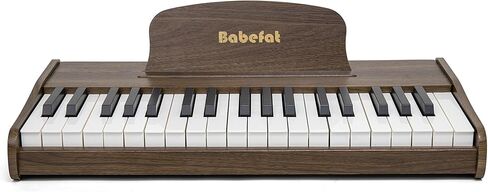 Kids Piano Keyboard 37 Keys Digital Piano for Kids Mini Musical Instruments Wooden Pianos Toy for 4+ Years Old Girls and Boys Birthday Gift Walnut (Oka) in Saudi Arabia
