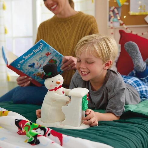 Hallmark 2023 Sing-Along Showman Snowman، 11 بوصة (ديكور سطح الطاولة من القطيفة الموسيقية للذكرى العشرين) هدايا للأم وهواة الجمع in Kuwait