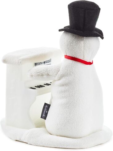 Hallmark 2023 Sing-Along Showman Snowman، 11 بوصة (ديكور سطح الطاولة من القطيفة الموسيقية للذكرى العشرين) هدايا للأم وهواة الجمع in Kuwait
