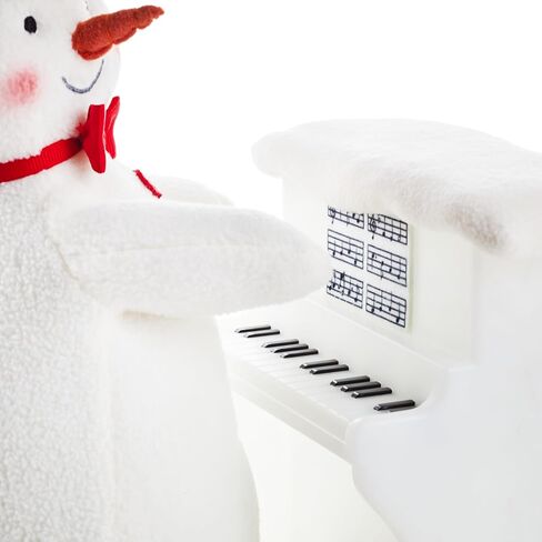 Hallmark 2023 Sing-Along Showman Snowman، 11 بوصة (ديكور سطح الطاولة من القطيفة الموسيقية للذكرى العشرين) هدايا للأم وهواة الجمع in Kuwait
