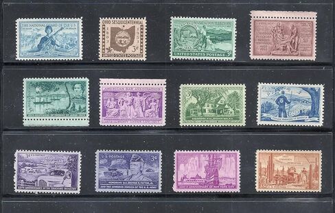 1953 Complete Commemorative Year Sets of Mint U.S. Postage Stamps. A Total of 12 Different Stamps. in Saudi Arabia