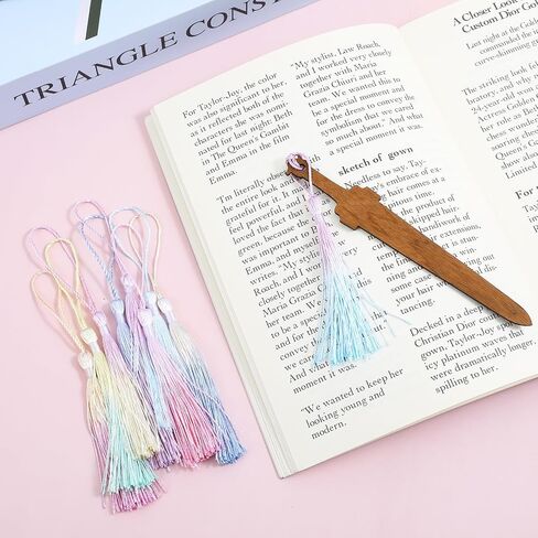 30PCS Mini Tassels,Silky Soft Bookmark Tassels Bulk, with Rope Loop,Small Tassel for Craft, for Jewelry Making, Bookmarks, DIY Crafts, Keychains, 10 Colors in Saudi Arabia