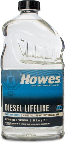 Howes Diesel Lifeline 64-Ounce Emergency Formula, De-Gels Fuel, and De-ICES Frozen Fuel Filters in Saudi Arabia