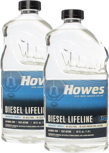 Howes Diesel Lifeline 64-Ounce Emergency Formula, De-Gels Fuel, and De-ICES Frozen Fuel Filters in Kuwait