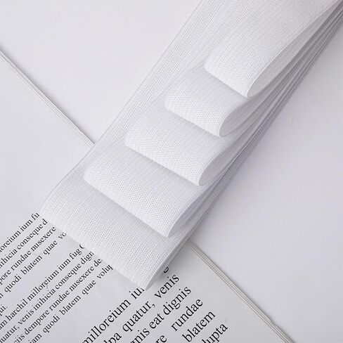 White Elastic Band for Sewing - 1 Inch Wide 11 Yards Strong Stretch Knit Waistband Trim for Pants,Clothing & Craft Projects - Reusable Sewing Elastic Spool in Saudi Arabia