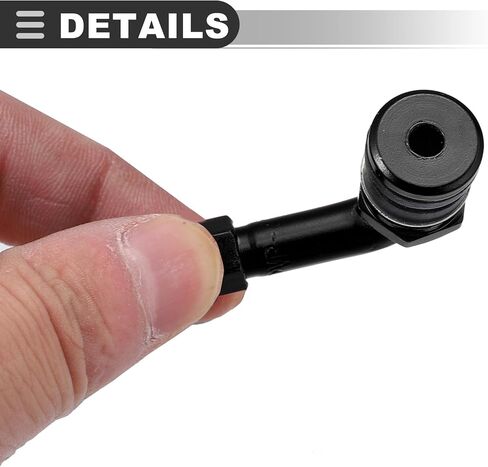 Motoforti Universal Motorcycle Valve Stem, Metal, Black, 4 Pcs in Saudi Arabia