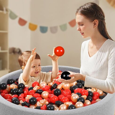 كرات ستار بول للأطفال الصغار، 50 100 200 500 كرة بلاستيكية مع نجوم خالية من الفثالات وخالية من البيسفينول A للمسرح وحمام السباحة ومراكز لعب كرات المرح للأطفال والرضع والأطفال الصغار 1-3 داخلي وخارجي in Kuwait