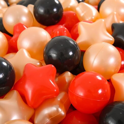 كرات ستار بول للأطفال الصغار، 50 100 200 500 كرة بلاستيكية مع نجوم خالية من الفثالات وخالية من البيسفينول A للمسرح وحمام السباحة ومراكز لعب كرات المرح للأطفال والرضع والأطفال الصغار 1-3 داخلي وخارجي in Kuwait