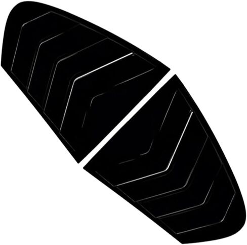 Riloer Window Louvers, Car Rear Louver Covers Replacement, Compatible with BMW 5 Series F10 525i 530i 2011-2017(After June 2011), Glossy Black, 2 pcs in Saudi Arabia