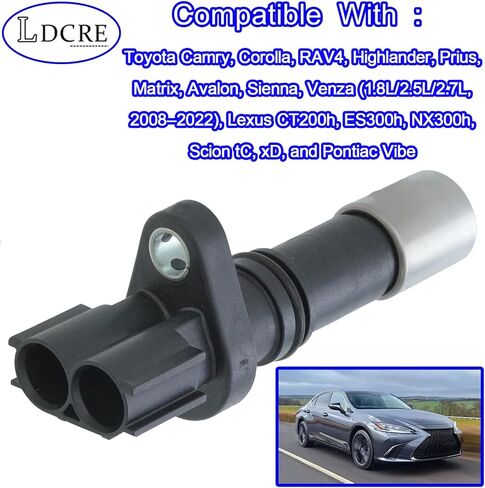 Engine Crankshaft Position Sensor Fit for Toyota Camry Corolla RAV4 Prius Highlander Avalon Matrix Sienna Venza Scion tC xD Lexus CT200h ES300h NX300h Pontiac Vibe Replace 9091905070 90919A5004 in Saudi Arabia