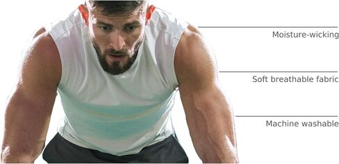 DRSKIN 4, 3, 2 Pack Men's Compression Shirts Sleeveless Tank Top Athletic Sports Workout Running Base Layer Active in Kuwait
