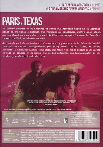 Wim Wenders - Paris, Texas (DVD) in Saudi Arabia