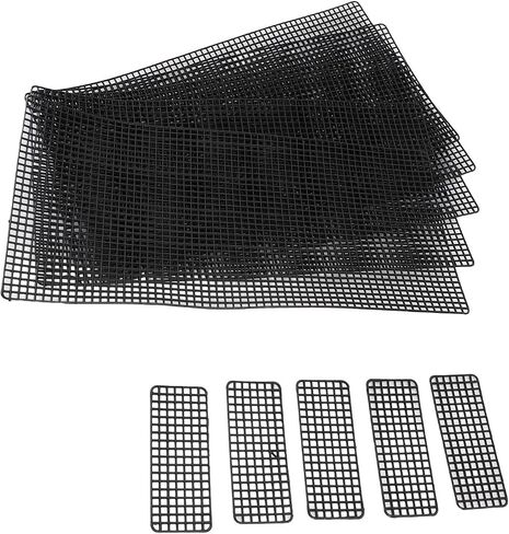 WAHEWUD 20 Pcs Plastic Canvas, Mesh Sheet Set, Includes 10 Large and 10 Small Sizes, Cuttable Design with Smooth Edges, Needlepoint Fabric for DIY Embroidery Crochet Projects in Saudi Arabia