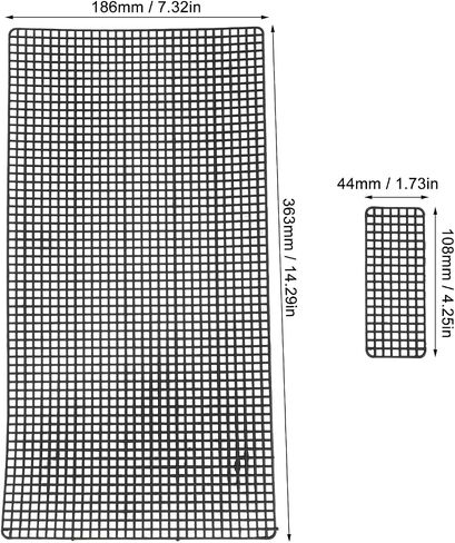 WAHEWUD 20 Pcs Plastic Canvas, Mesh Sheet Set, Includes 10 Large and 10 Small Sizes, Cuttable Design with Smooth Edges, Needlepoint Fabric for DIY Embroidery Crochet Projects in Saudi Arabia