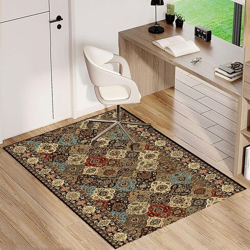 Office Chair Mat for Carpeted Floors Anti Slip Multi Purpose Floor Protector for Home and Office in Saudi Arabia