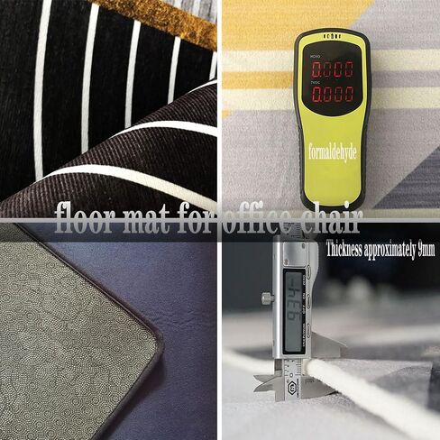 Desk Chair Mat for Hardwood Floors Non Slip Office Chair Mat Gaming Chair Floor Protector Computer Chair Rug 120X160cm in Saudi Arabia
