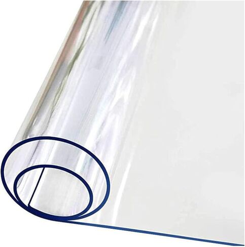 Heavy Duty PVC Transparent Non Slip Chair Mat Durable Floor Protector for Office Home Thick 1.5mm 110/130/150cm Wide Protect Hard Floors and Carpets from Damage in Saudi Arabia