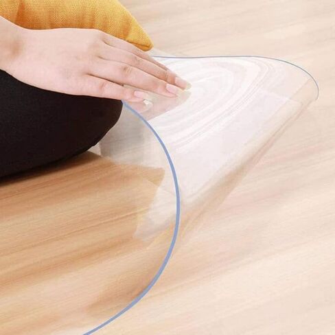 Waterproof Vinyl Floor Protector Mat for Hardwood/Tile Floor Extra Long Clear Runner Rug 2mm Thick 80/100/120cm Wide 100% Waterproof Ideal for Hallway Carpet Protection in Saudi Arabia