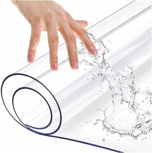 Waterproof Vinyl Floor Protector Mat for Hardwood/Tile Floor Extra Long Clear Runner Rug 2mm Thick 80/100/120cm Wide 100% Waterproof Ideal for Hallway Carpet Protection in Saudi Arabia