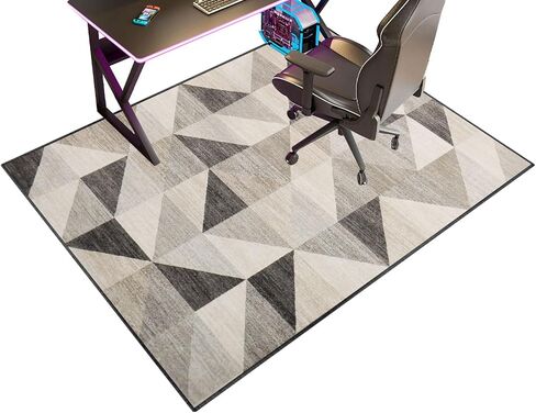 Non Slip Office Chair Mat 140 x 160 cm Hardwood Floor Protector for Desk Chair Gaming Chair Mat for Wooden Floors Computer Chair Rug for Home and Office in Saudi Arabia