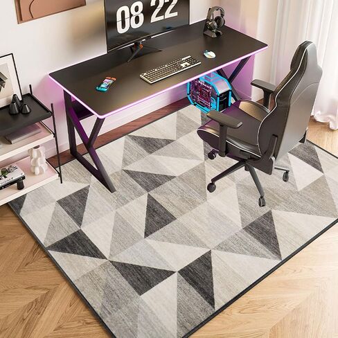 Non Slip Office Chair Mat 140 x 160 cm Hardwood Floor Protector for Desk Chair Gaming Chair Mat for Wooden Floors Computer Chair Rug for Home and Office in Saudi Arabia
