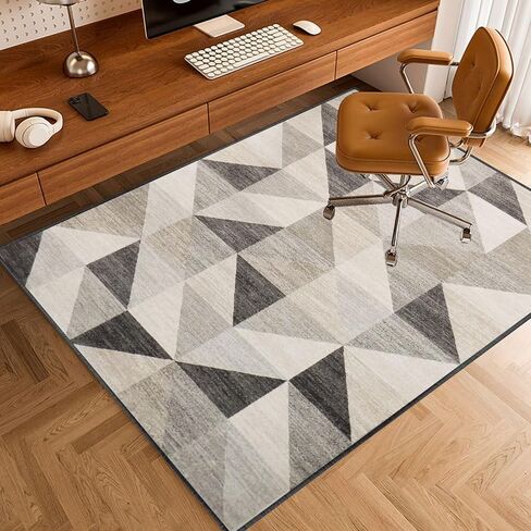 Non Slip Office Chair Mat 140 x 160 cm Hardwood Floor Protector for Desk Chair Gaming Chair Mat for Wooden Floors Computer Chair Rug for Home and Office in Saudi Arabia