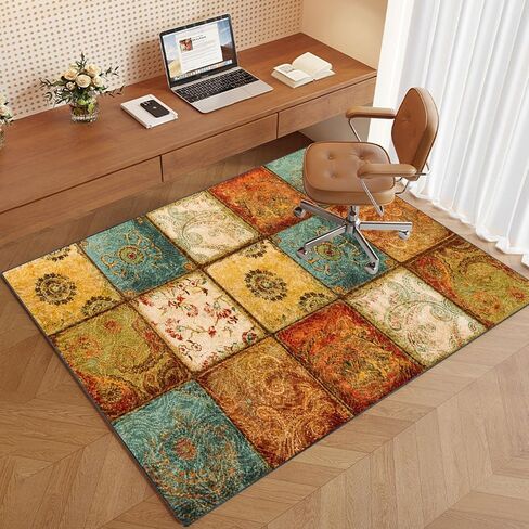 Hardwood Floor Chair Mat for Office Desk Gaming Rolling Chair 120 x 160 cm Multi Purpose Floor Protector Anti Slip and Scratch Resistant Low Pile Carpet Protection in Saudi Arabia