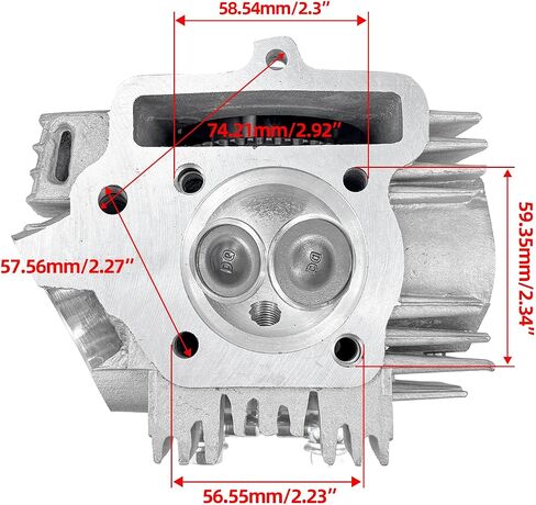 56 مللي متر تتحمل كبير الاسطوانة استبدال صالح ل YinXiang 140cc محرك YX140 1P56FMJ موتور الترابية دراجة الطرق غير الممهدة in Kuwait