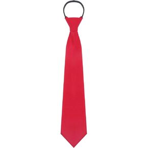 Mantieqingway Ties for Women, Pre-tied Zipper Tie Girls/Boys Adjustable Neckties for Uniforms, School, JK Cosplay, Accessory