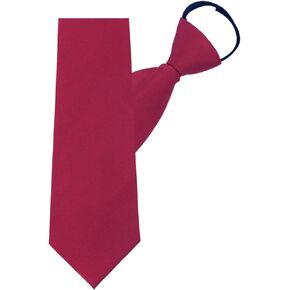 Mantieqingway Zipper Ties for Women, Pre-tied Adjustable Boys/Girls Neck Ties for Business, School Uniforms, JK/JC Cosplay